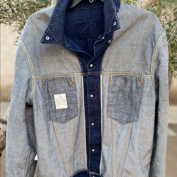 VTG Dry Bones X Japan 🇯🇵 Selvage Denim Jacket, Sz M - Picture 9 of 16
